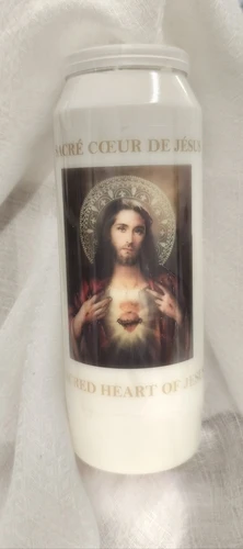 Bougie sacré cœur de Jésus