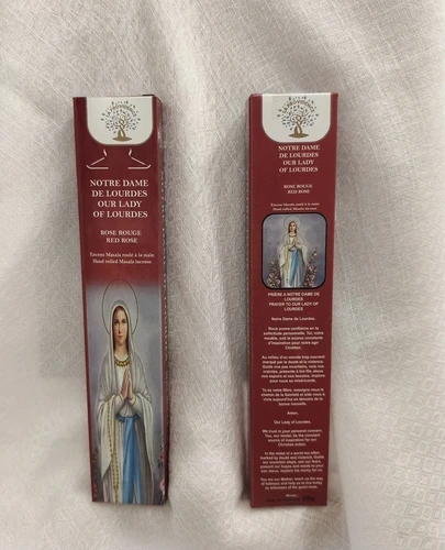 Encens Notre-Dame de Lourdes /Senteur Rose Rouge