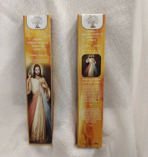 Encens Christ Miséricordieux /Senteur Ambre